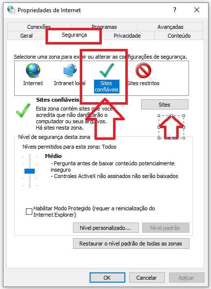 RISCO DE SEGURANÇA – A Microsoft bloqueou a execução de macros porque a origem desse arquivo não é confiável.