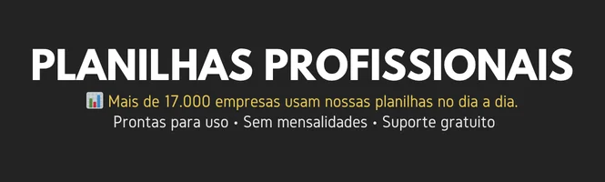Planilhas profissionais em Excel para gestão financeira e controle empresarial, usadas por mais de 17.000 empresas